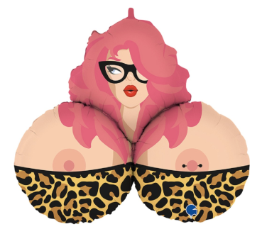 XXL Folienballon Figur - Mrs. D - 91cm